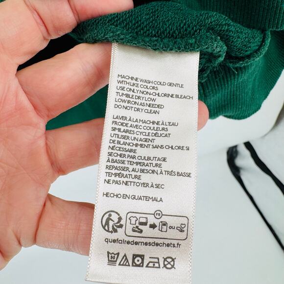 Anthropologie Maeve Happy Hour Graphic Sweatshirt Dark Green Size Small - Picture 5 of 8